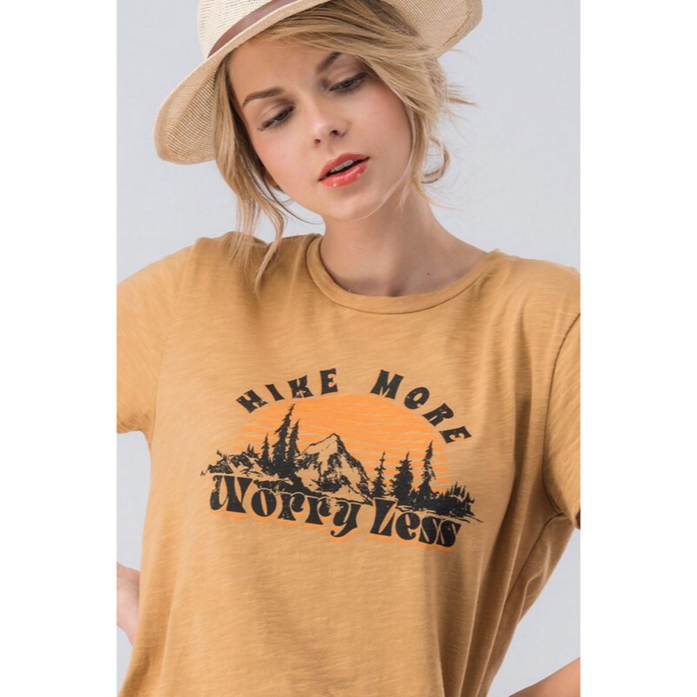 Hike More, Worry Less Graphic Tee - Picture 6 of 6